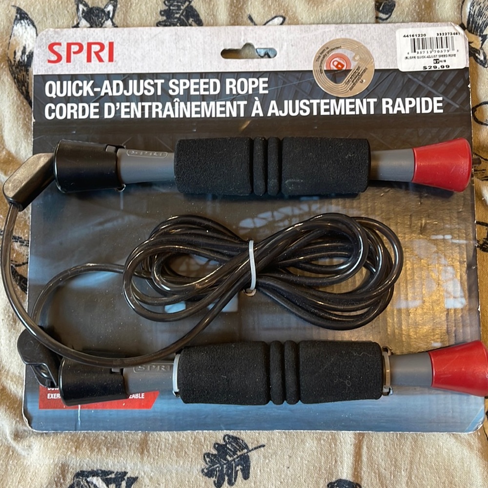 Quick-Adjust Speed Rope